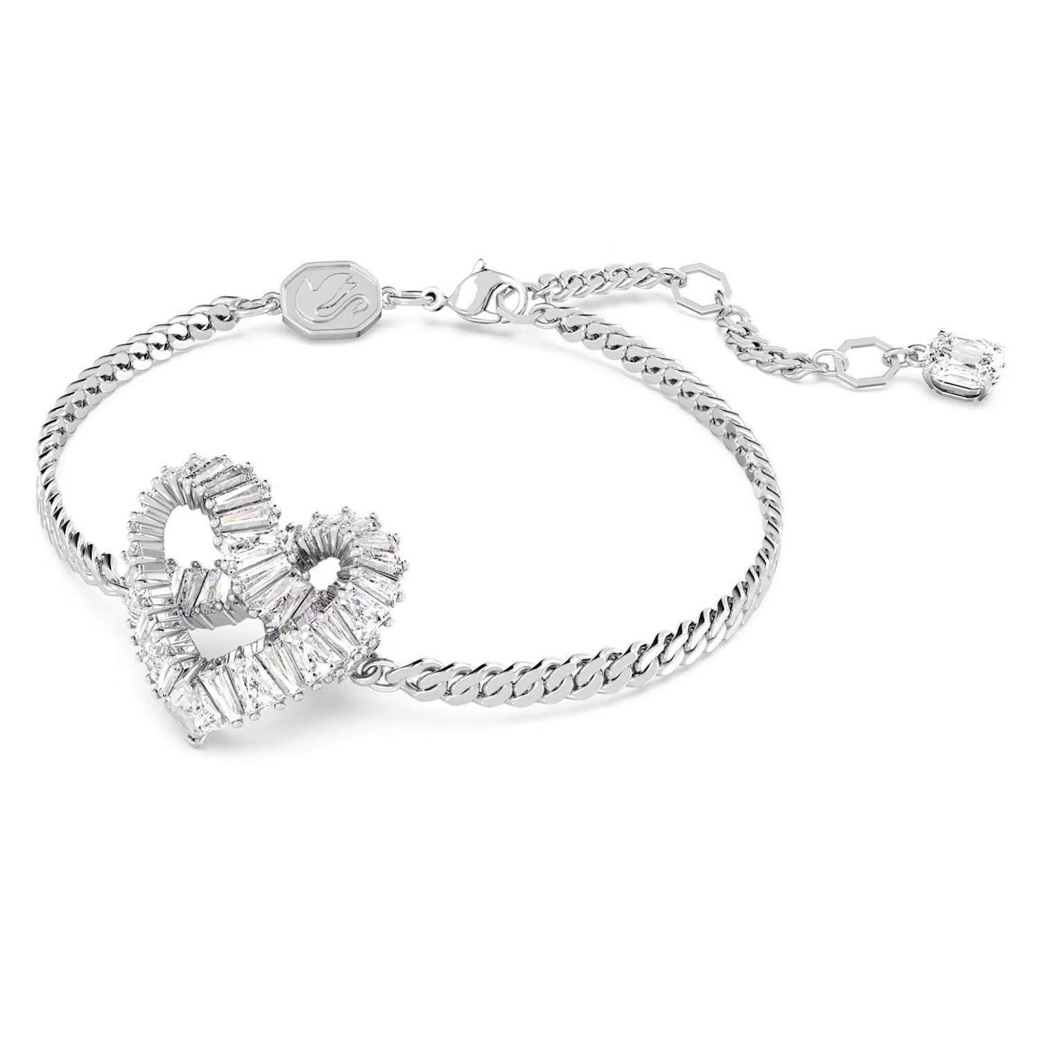 Bracciale Swarovski Matrix 5648299 Bracelet Donna Cristalli Bianchi Cuore