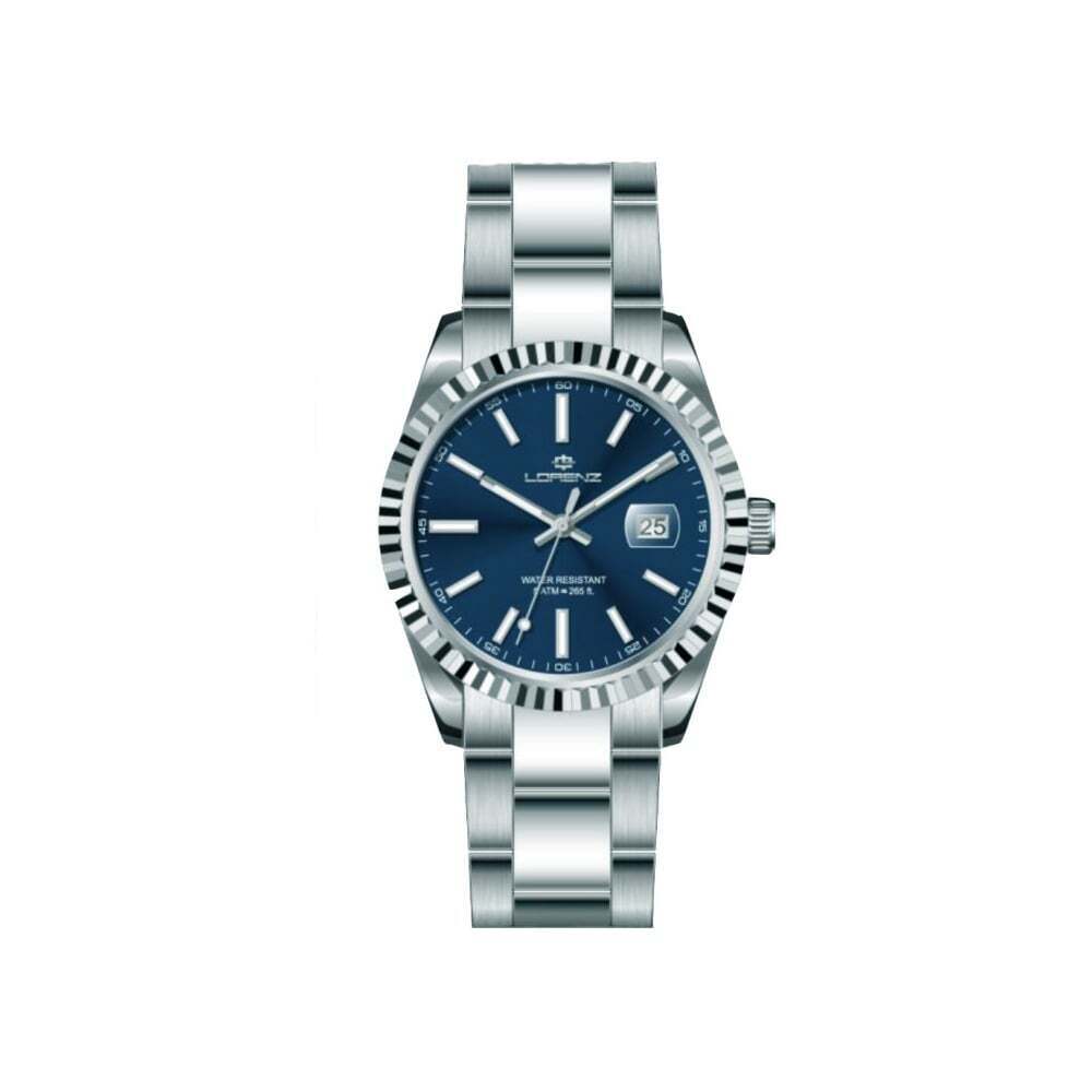 Orologio Donna LORENZ 28192CC Bracciale Acciaio Blu Sub 50mt
