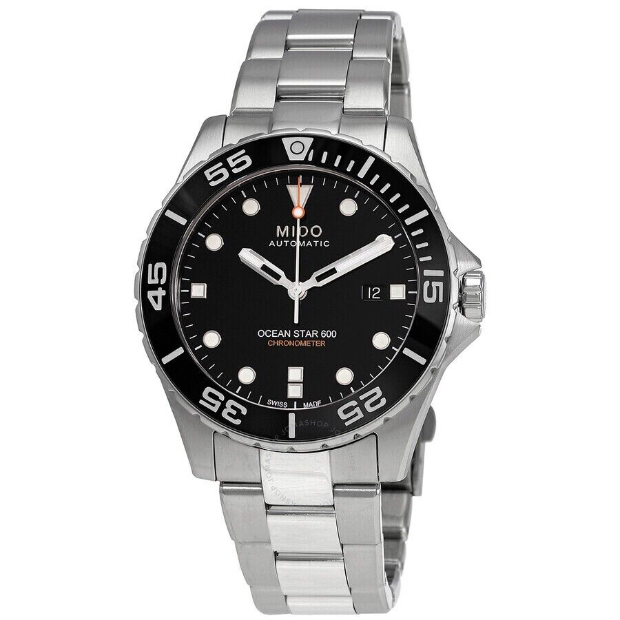 Orologio Mido Oceanstar 600 Chronometer M0266081105100 Watch acciaio Nero Automa