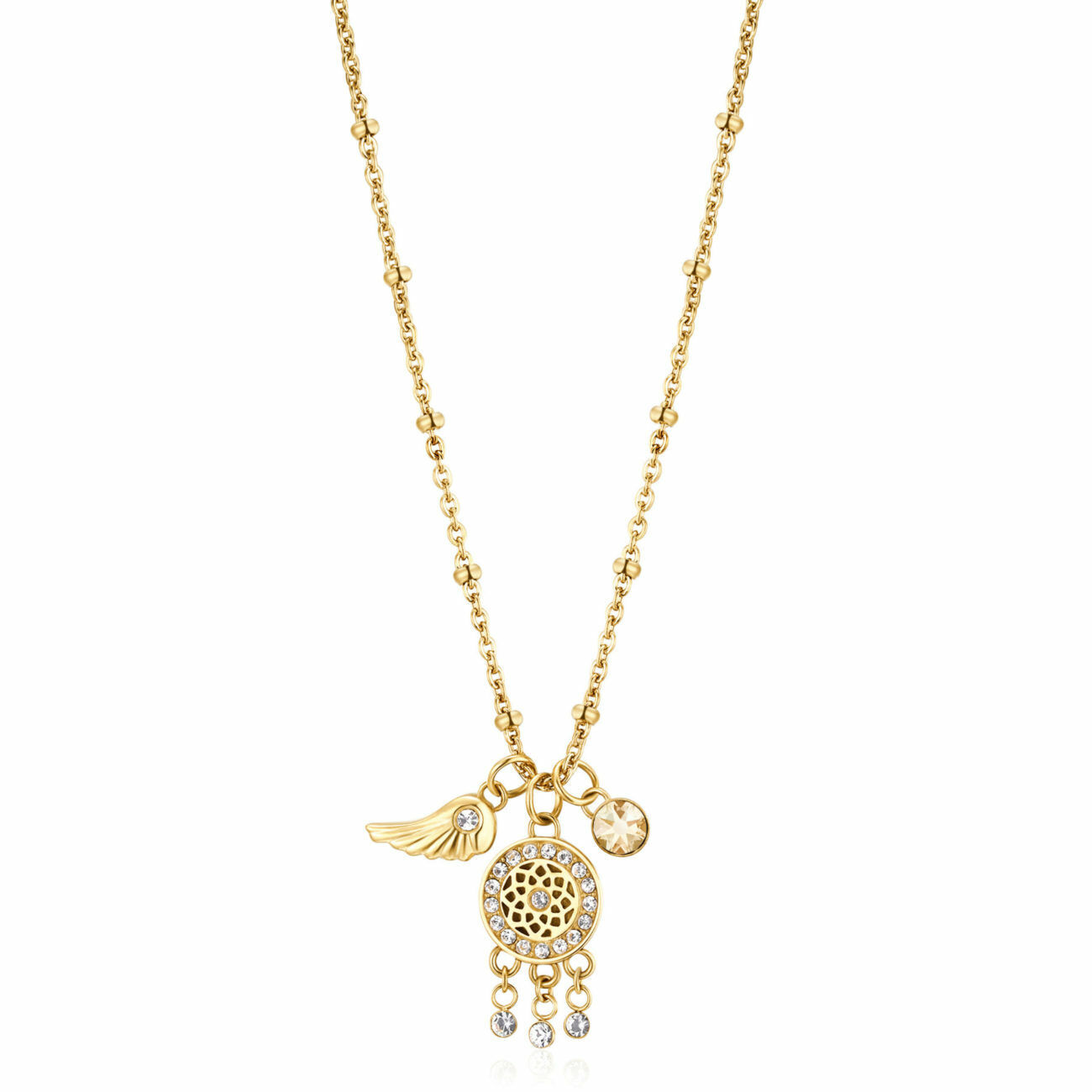 Brosway Collana Chakra Donna In Acciaio Acchiappasogni BHKN056