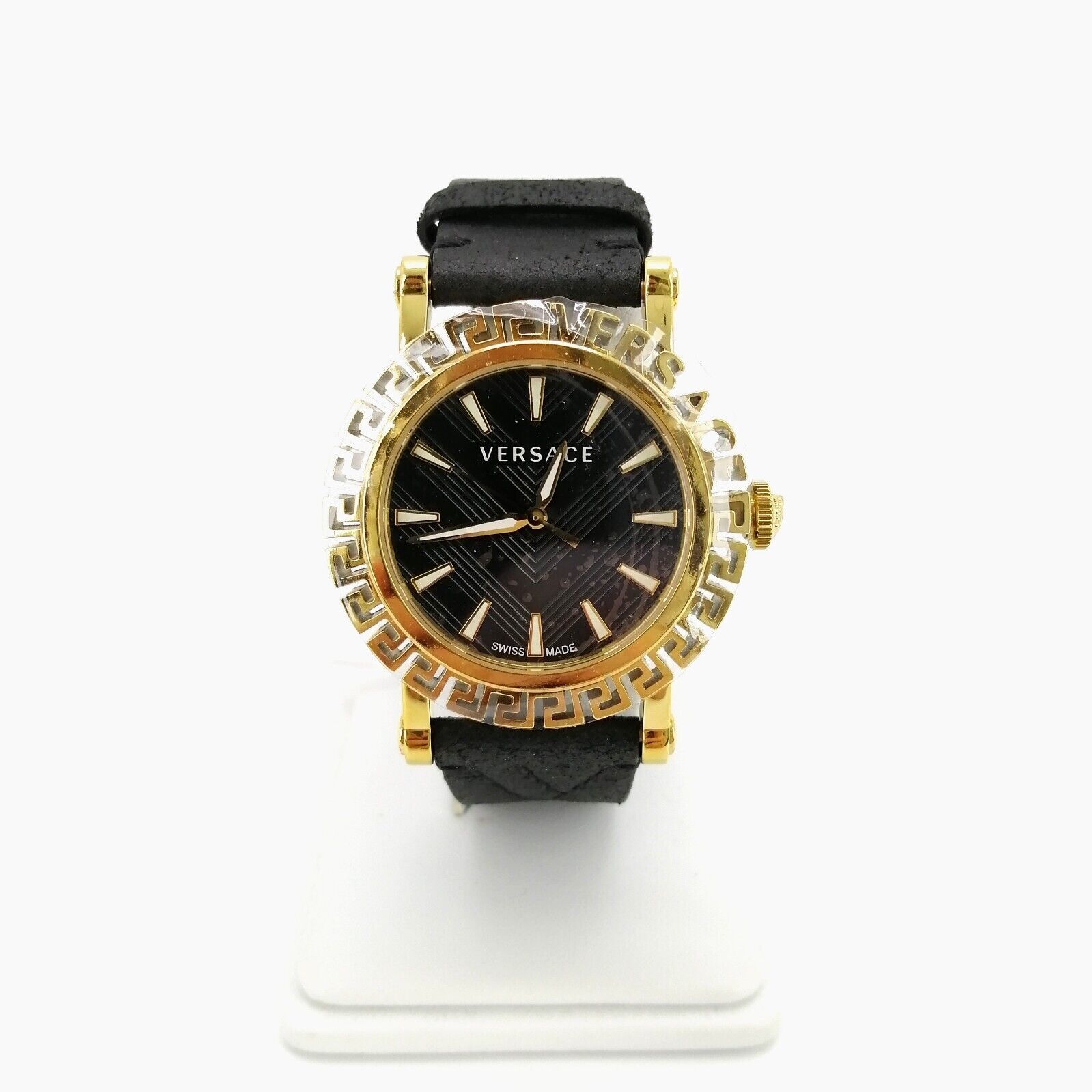 Orologio da uomo Versace Greca Glam Quartz, 40 mm, VE6D00223 NUOVO
