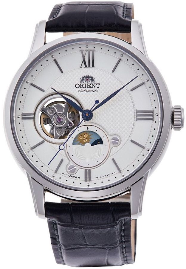 Orient Sun and Moon RA-AS0011S10B Orologio Uomo Meccanico