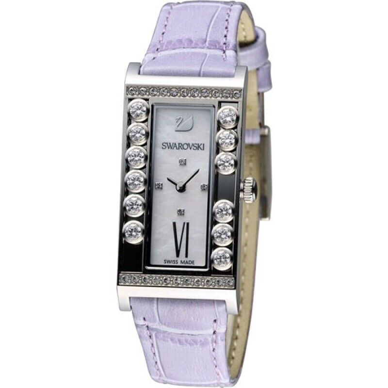 Orologio Swarovski donna acciaio solo tempo analogico cinturino in pelle 5096684