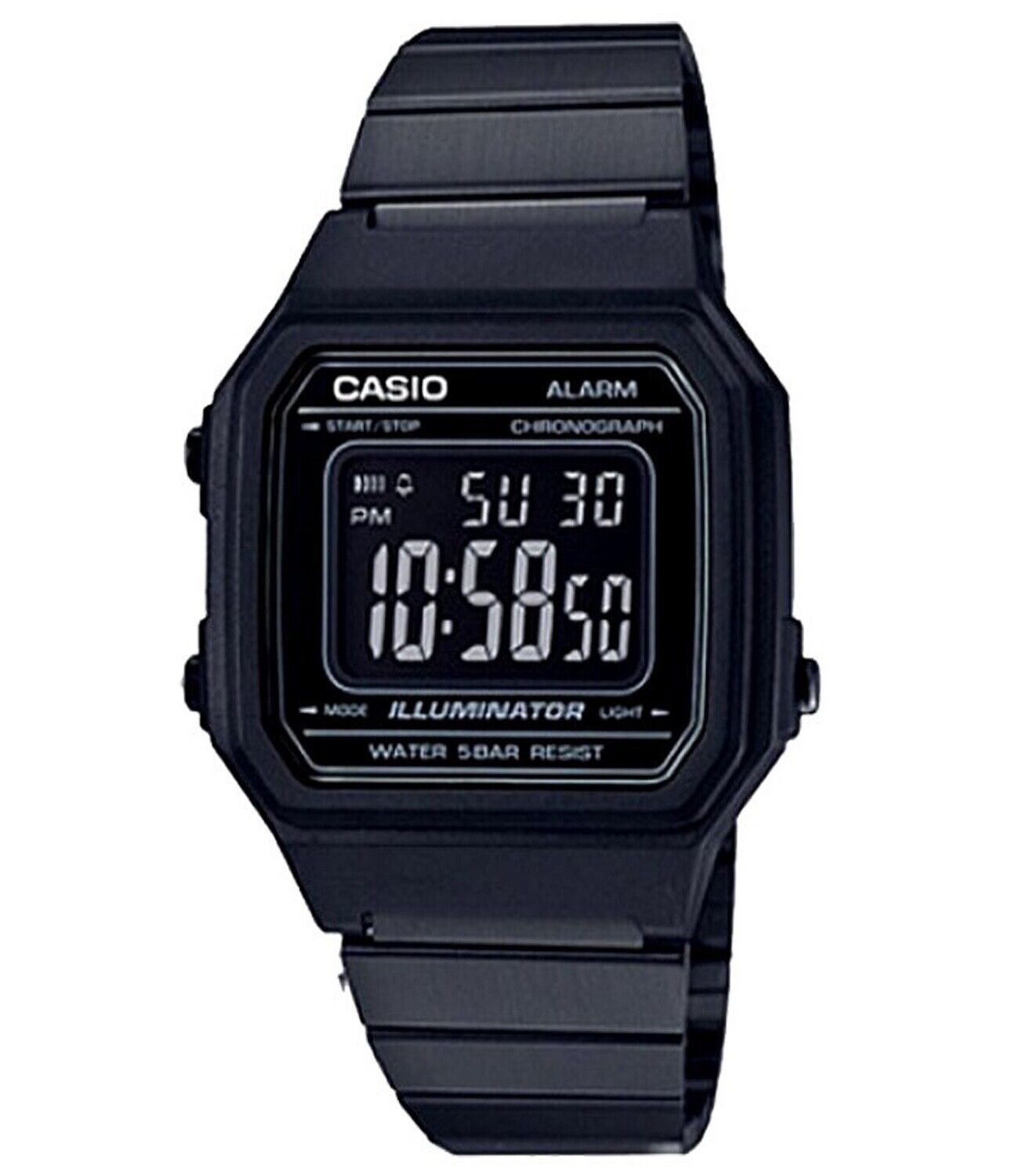 CASIO B650WB-1BDF OROLOGIO UOMO DONNA UNISEX BRUNITO DIGITALE SOTTOCOSTO