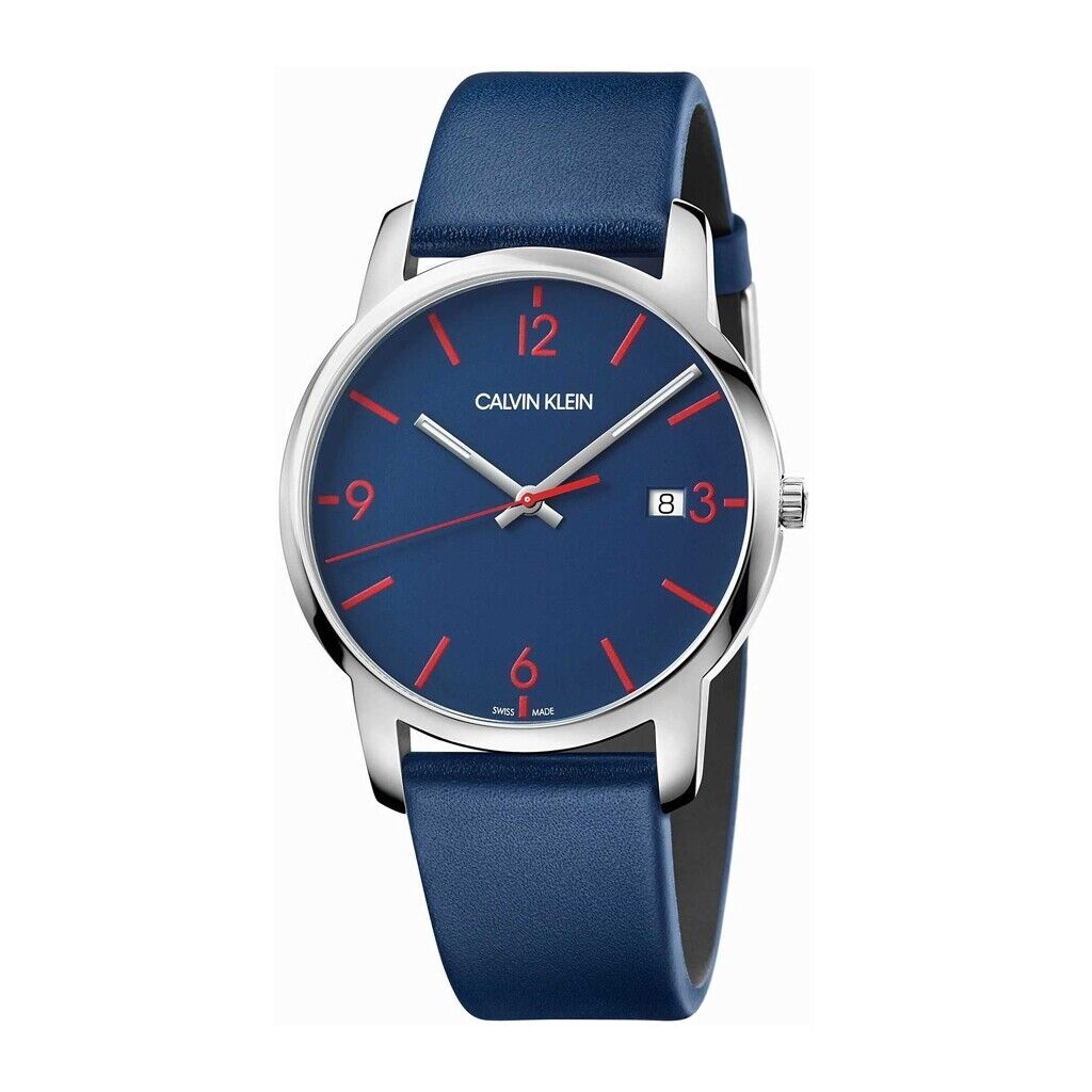 CALVIN KLEIN CITY,SOLO TEMPO UOMO 43mm (K2G2G1VX) NUOVO,LIST. 199 €