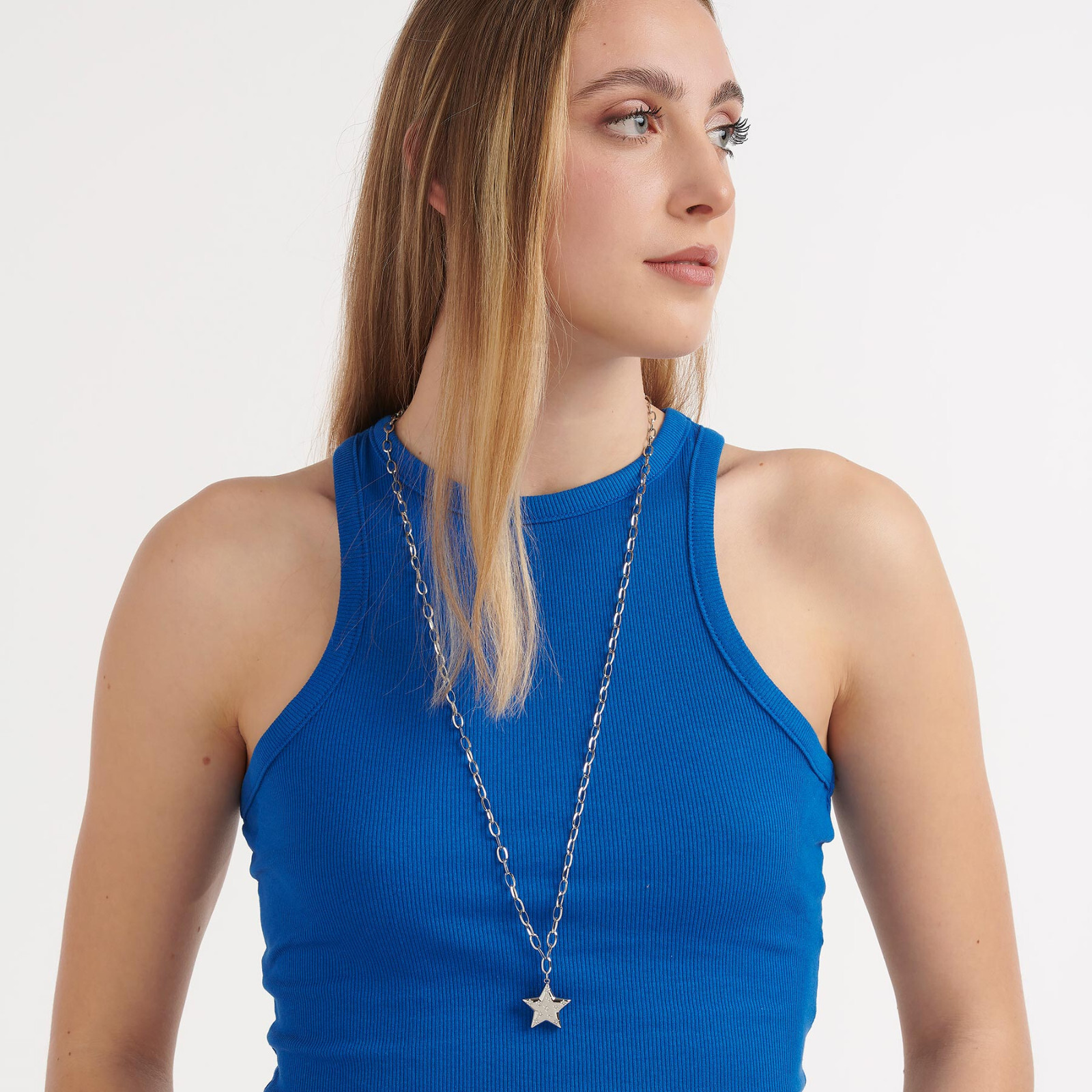 Sagapo Collana Lunga Con Stella Da Donna Acciaio Sagapò SSE02 S'Agapo