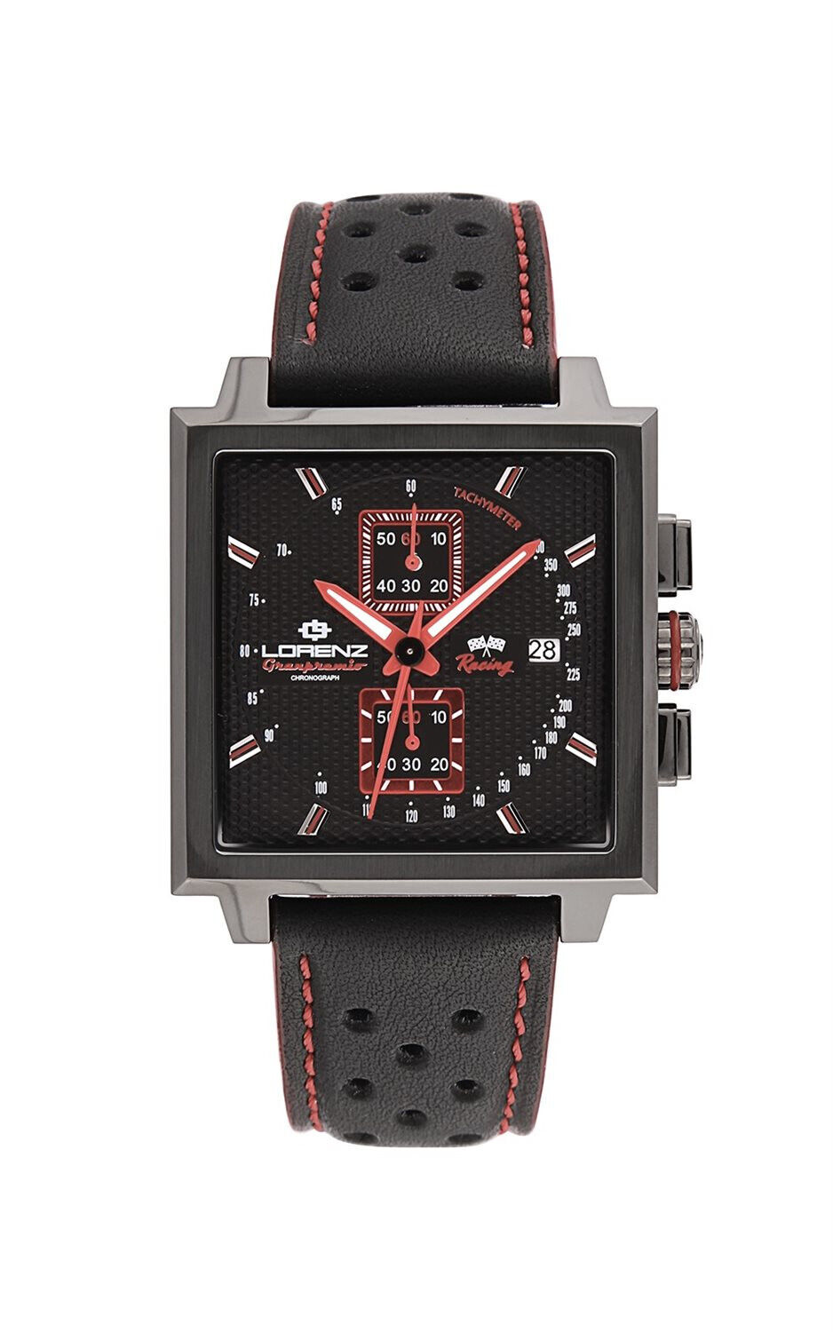 OROLOGIO LORENZ UOMO GRANPREMIO SQUARE COLLECTION CHRONOGRAPH Ref.030249AA