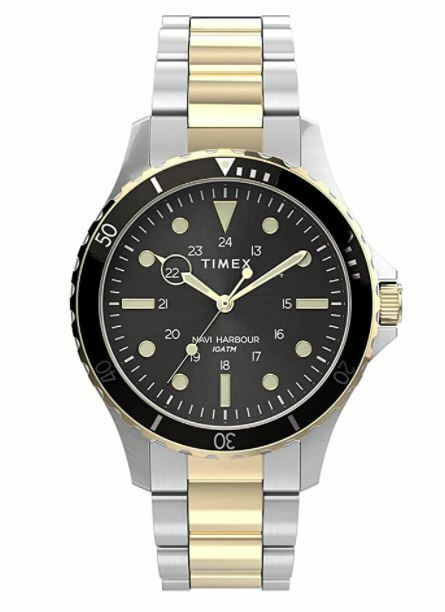 Timex da Uomo Navi XL Harbour Braccialetto Orologio TW2U55500 Nuovo