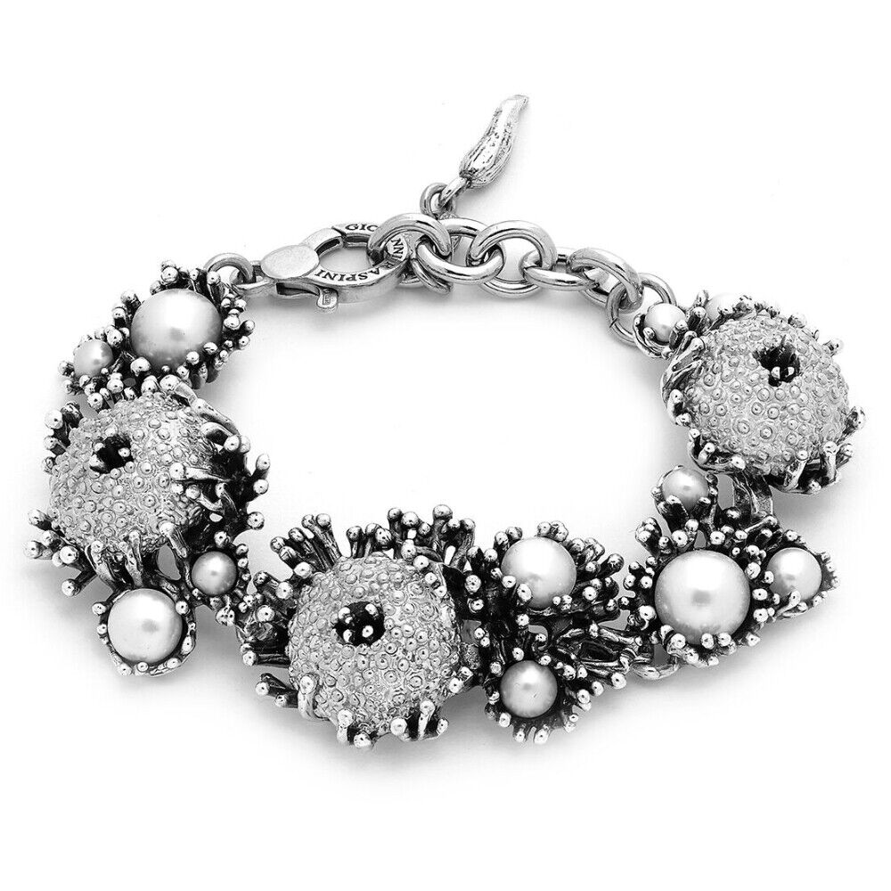 Bracciale Donna Giovanni Raspini Argento 925 Mediterraneo Riccio Perle 11736