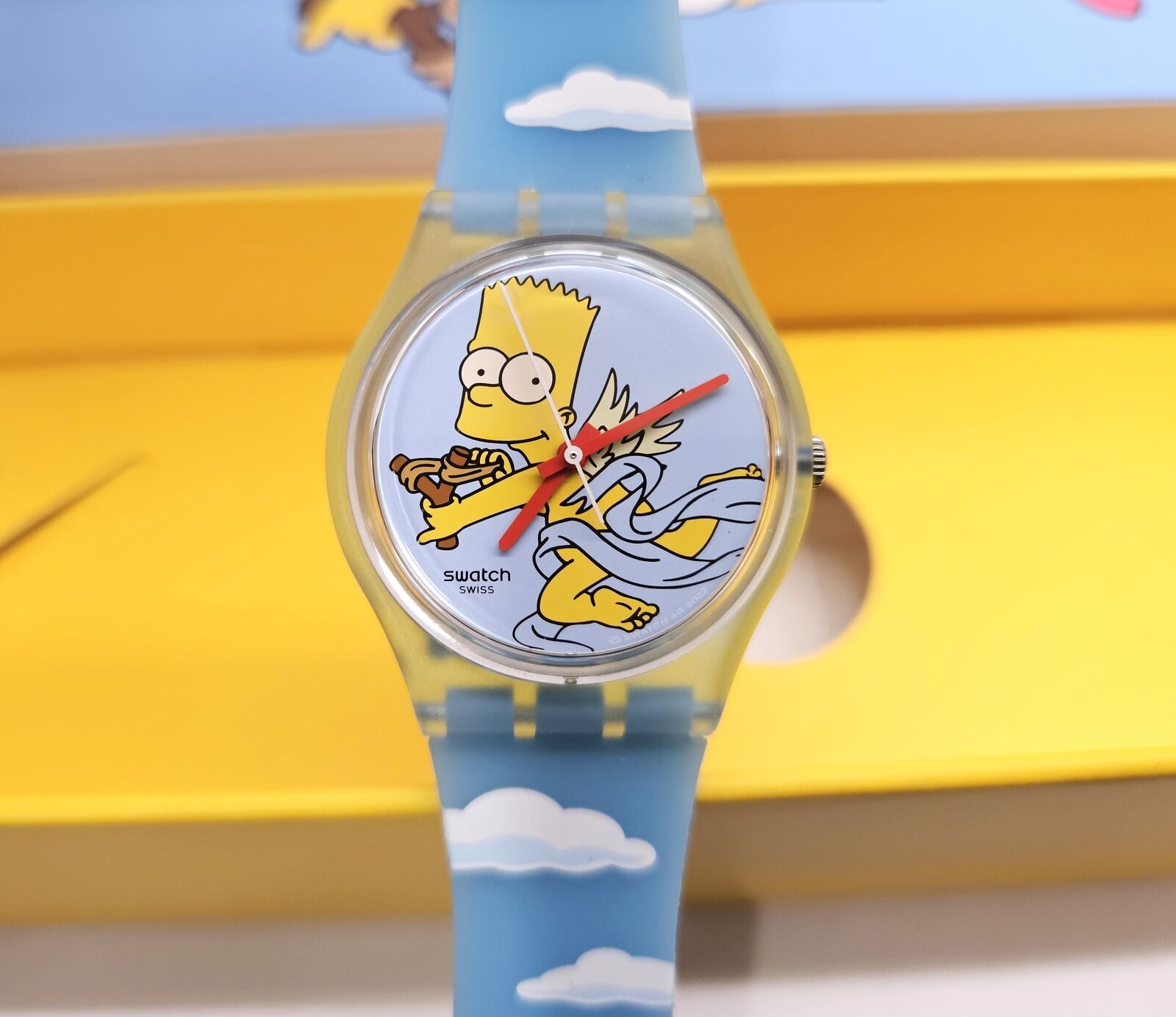 Swatch Special 2024 The Simpson's Valentine's Day - SO28Z115 -Angel Bart - NUOVO