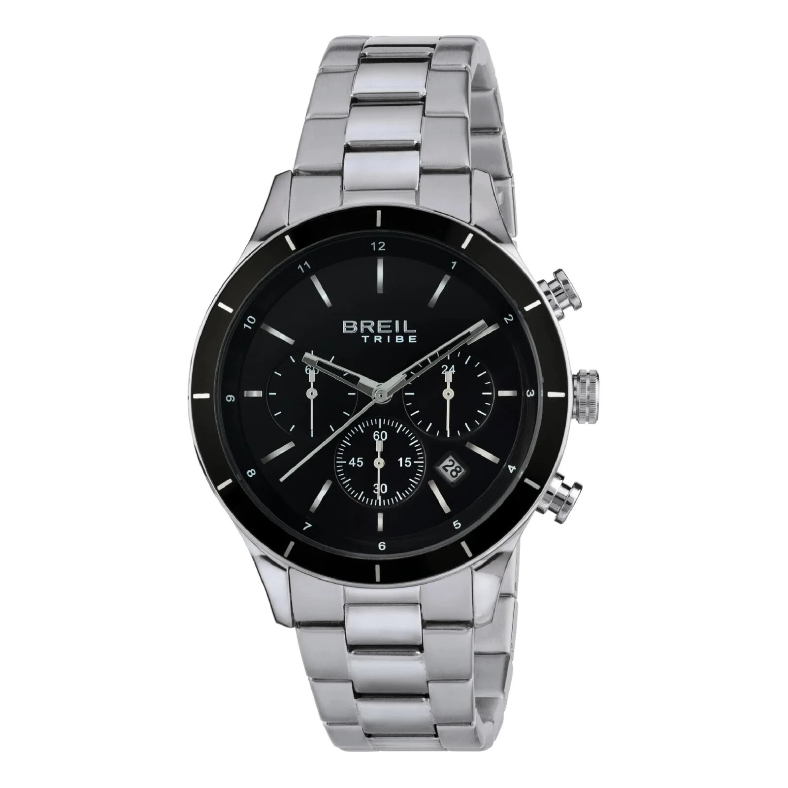 orologio BREIL Dude SCONTO 20% uomo sub50mt acciaio crono fondo nero EW0447