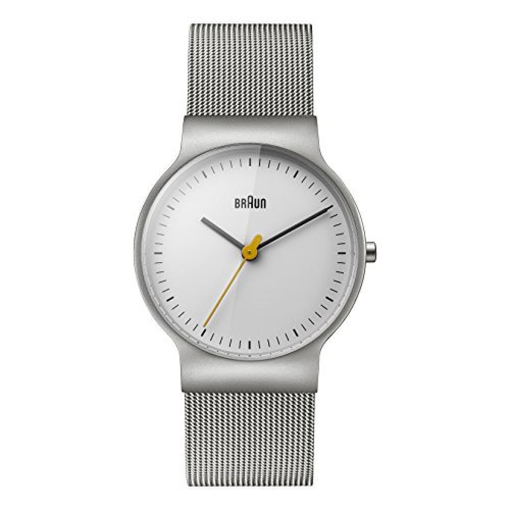 (TG. 32) Braun Orologio da polso, Acciaio/Nero - NUOVO