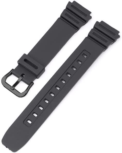 Classic Watch Strap High End Watch Strap 18mm Black Sport Silicone Wristband Rep