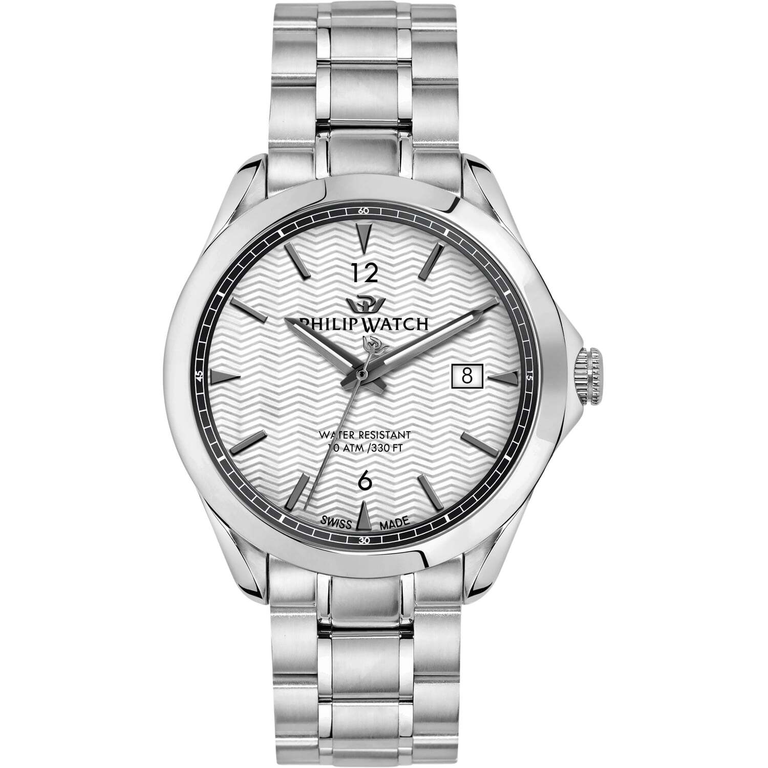 Orologio Uomo PHILIP WATCH BLAZE R8253165007 Acciaio Bianco SWISS MADE