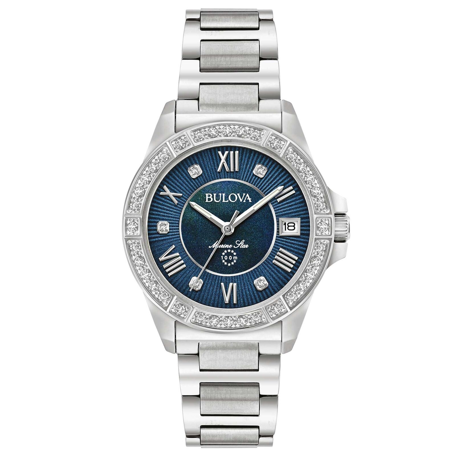 Orologio Bulova donna Marine Star Lady blu 96R215