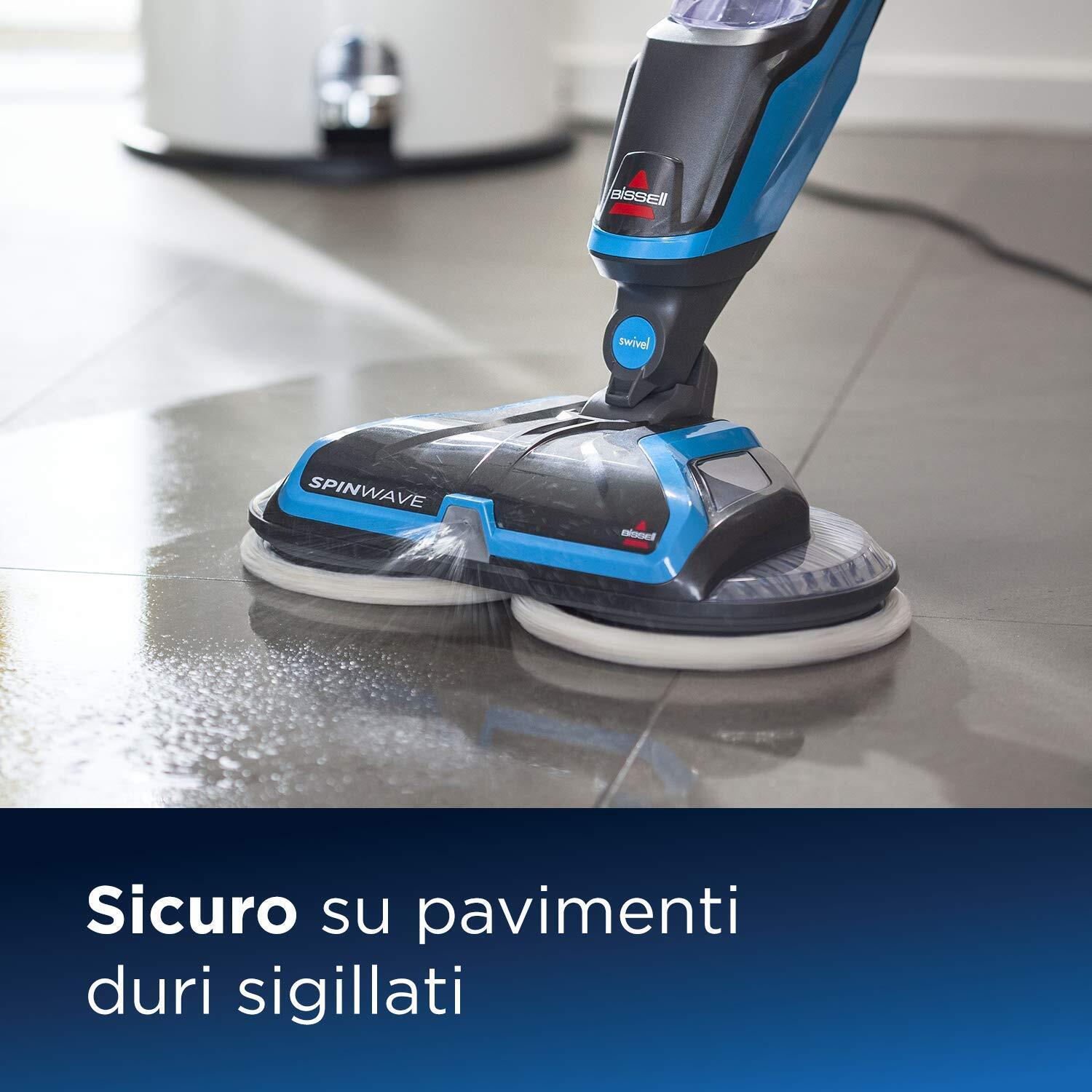 Bissell Scopa a Vapore Lavapavimenti Pulitore a Vapore Potenza 105 Watt - 20522