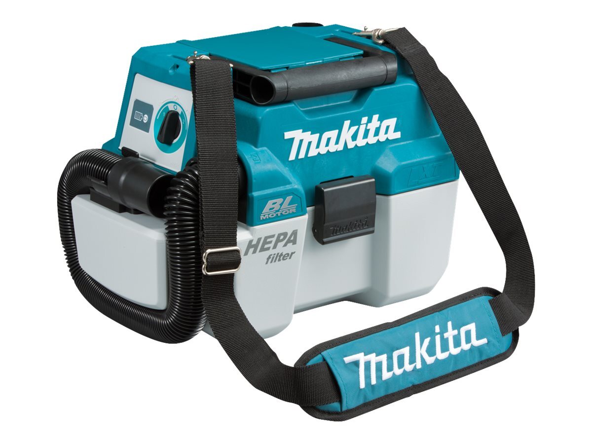 Makita DVC750LZX1 Secco e bagnato Blu Bianco 7,5 L 6,7 kPa DVC750LZX1