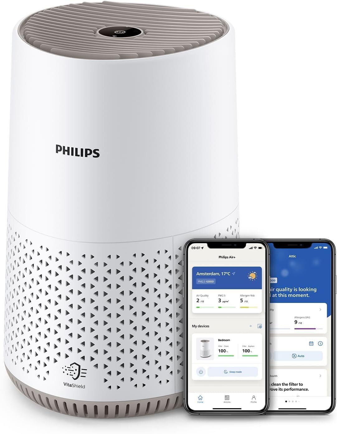 Philips Purificatore d'aria 600 Series. Silenzioso e a efficienza Serie 600