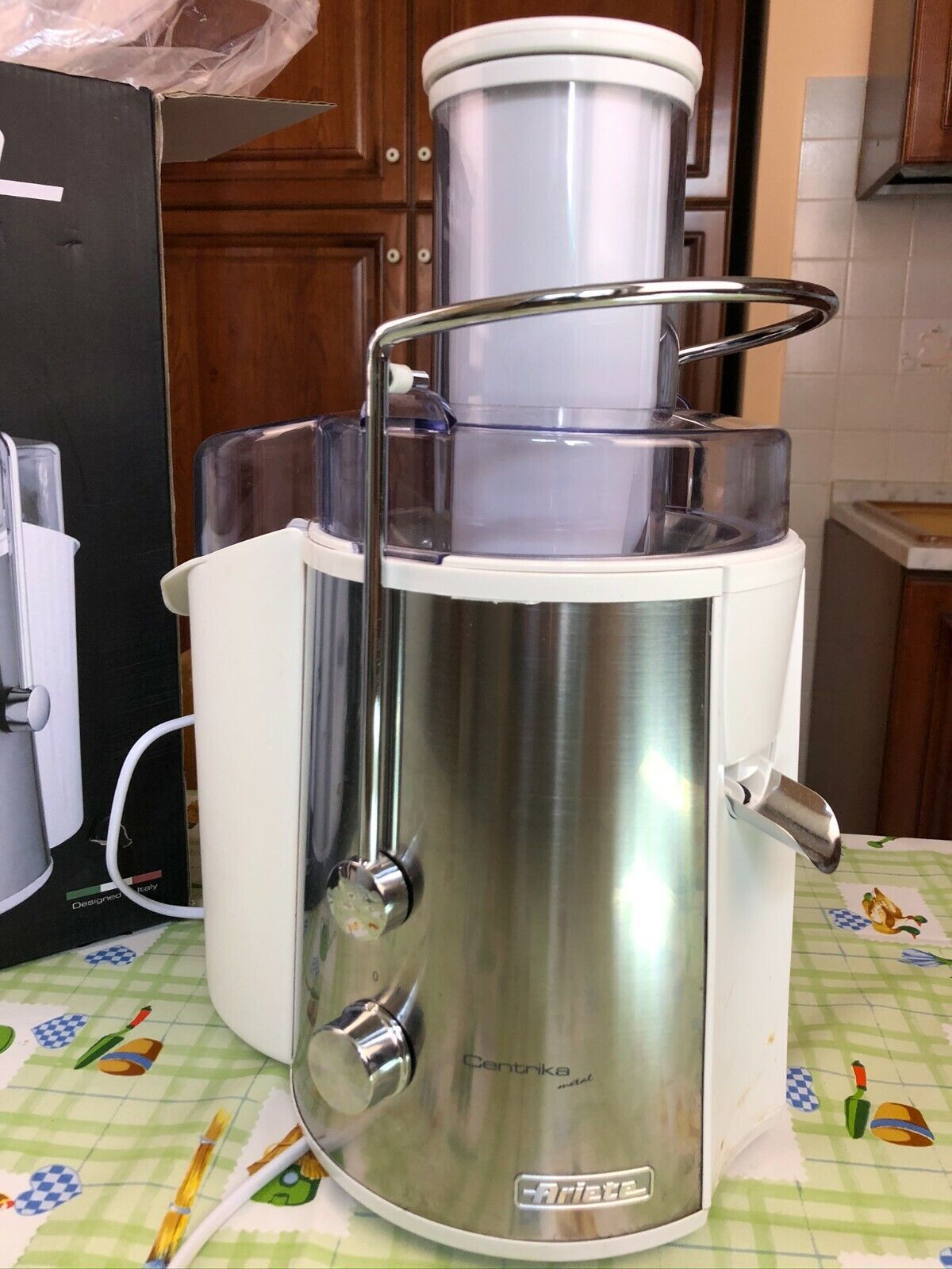 Estrattore di Succo Frutta e Verdura 400W Centrika Slow Ariete Juicer Metal 177