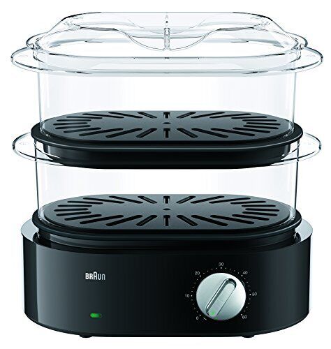 11024902 Braun Fs5100Bk vaporiera con autospegnimento, 850 W, Nero