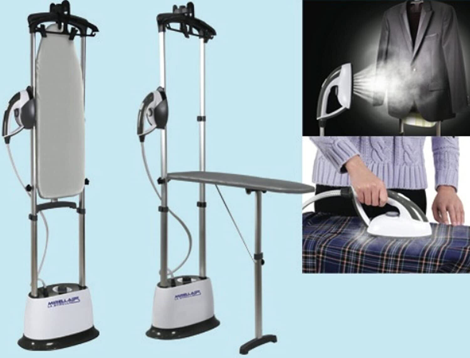 Brixo Stiratrice verticale a vapore con caldaia 2400 watt MIRELLA