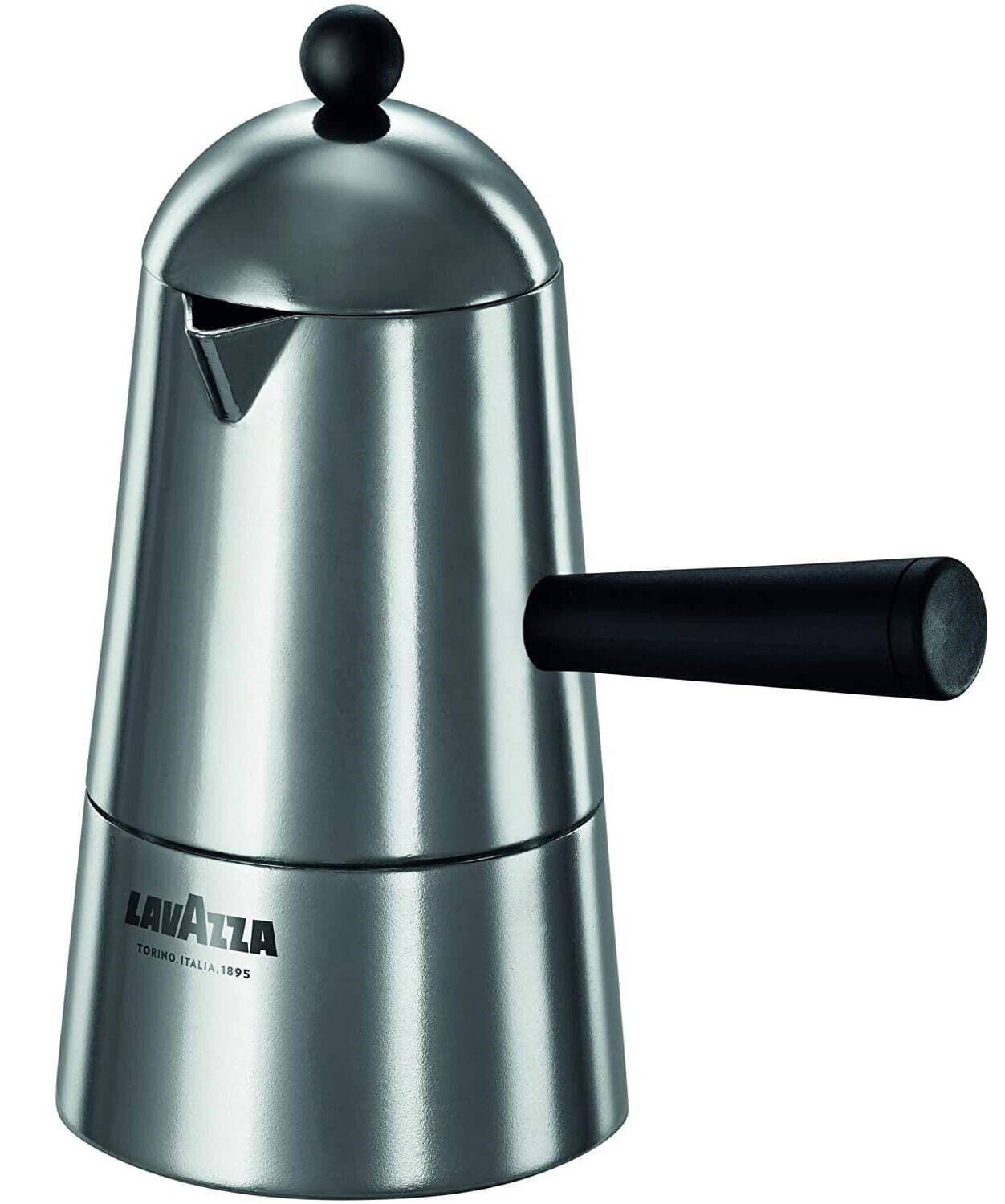 Carmencita lavazza caffettiera 1 tz, in alluminio, qualità extra