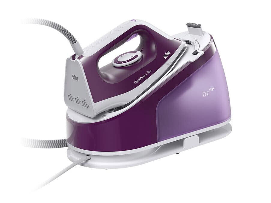 Braun Ferro da Stiro con Caldaia a Vapore 2200 W Porpora Viola CareStyle 1 Pro
