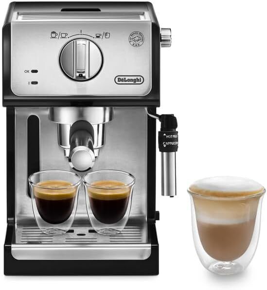 De'Longhi ECP35.31 Macchina da Caffè Espresso Manuale e Cappuccino, in...