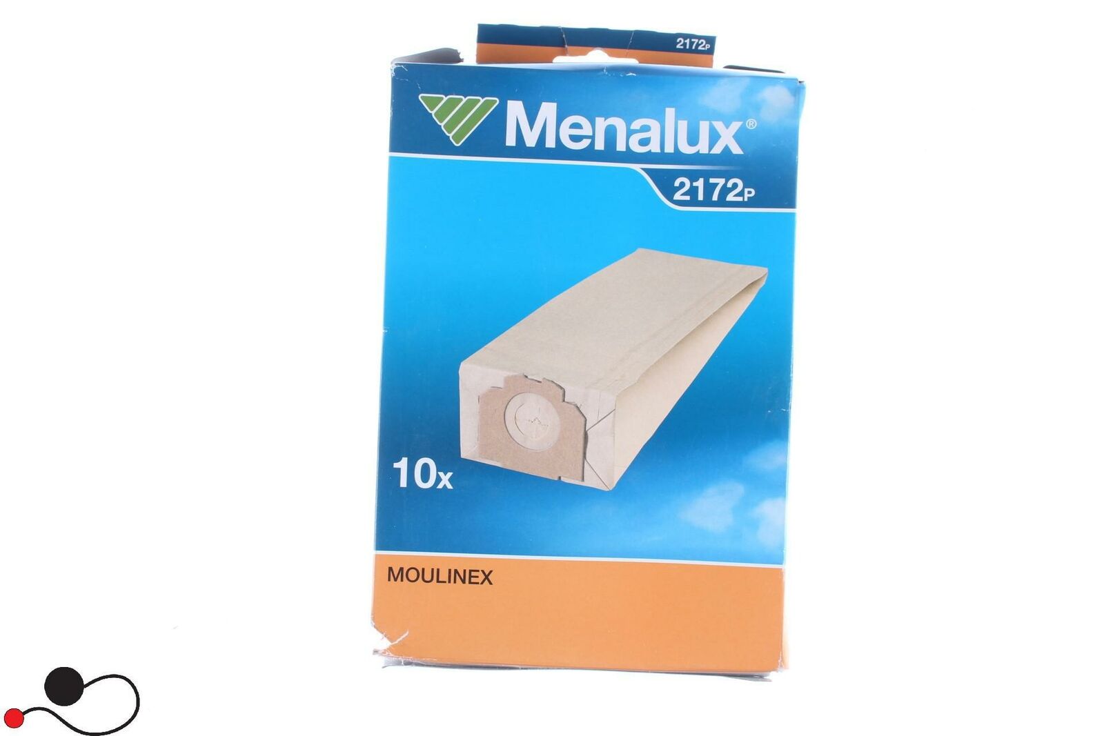 SACCHETTO ASPIRAPOLVERE MENALUX 2172P 10X MOULINEX 9001968305 COMPATIBILE