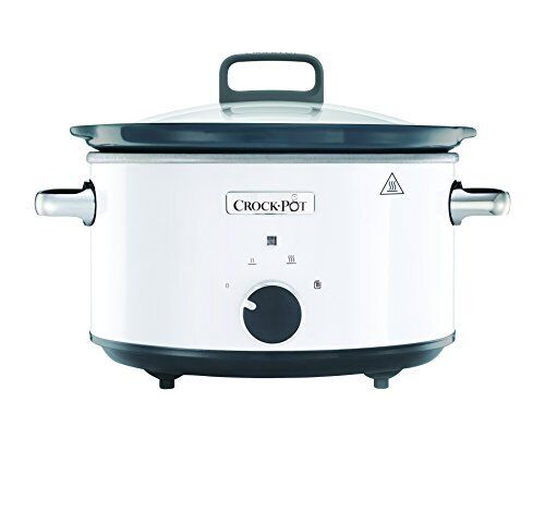 Crock-Pot, (CSC030 X) slow-cooker bianco da 3,5 l (y2M)