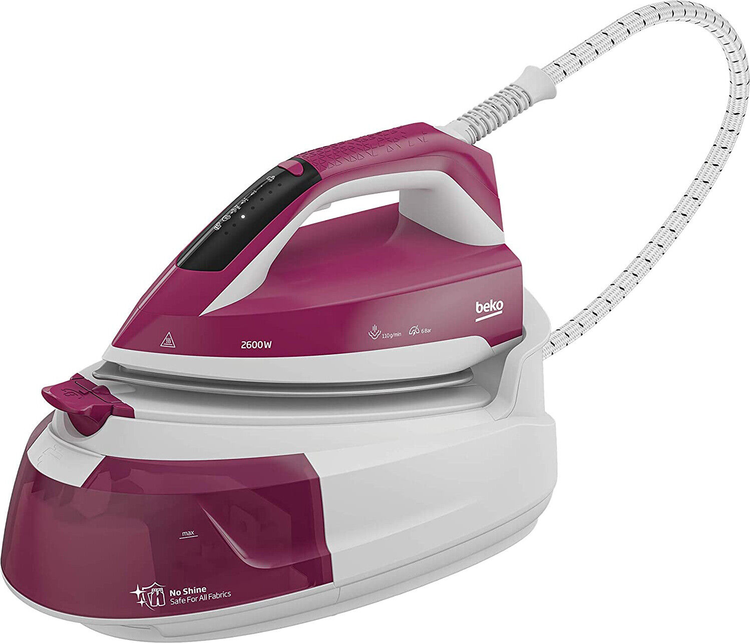 Beko Ferro da Stiro con Caldaia a Vapore 2600W Vapore Verticale SGA6126R