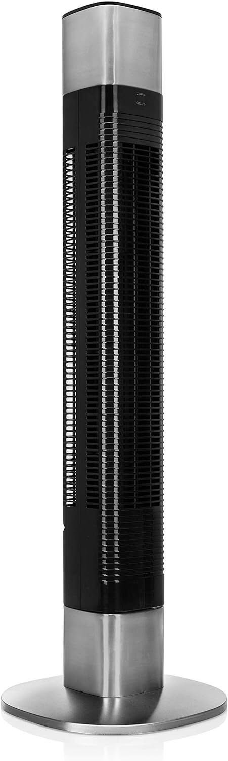 Princess 01.350000.01.001 Ventilatore a Torre Smart, 50 W, 240 V, Grigio/Nero