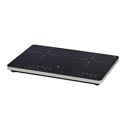 11009207 WMF Kult X - Piano cottura a induzione doppio fino a 28 cm, 2 zone di c