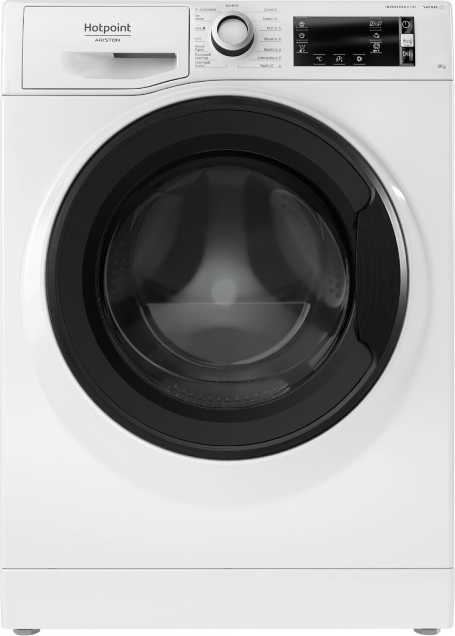 Hotpoint Ariston Lavatrice 9 kg Classe A 1400 giri Inverter Vapore NBT946WMAIT