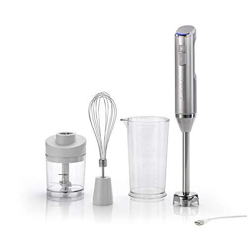 11009207 CUISINART RHB100E Mixer a immersione Cordless in acciaio, Caraffa senza