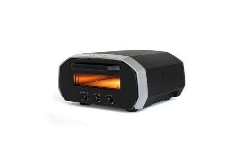 Ooni Forno Pizza Elettrico 1600 W con Pietra Refrattaria Nero UU-P12B00 Volt 12