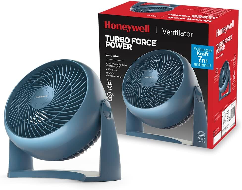 Honeywell Ventilatore ad alta potenza TurboForce - Blu (raffreddamento...