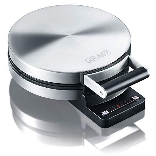 11024902 Graef WA 80 Piastra per Waffle, 850 W, Acciaio Inossidabile