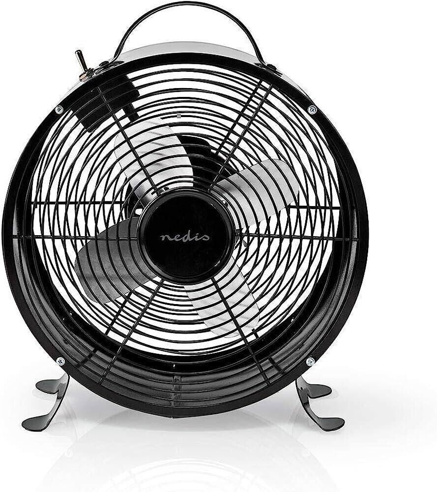 Nedis fan desktop Ventilatore da Tavolo 60W - Acciaio