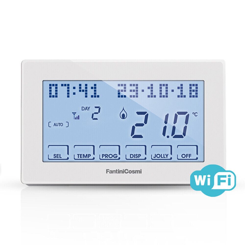 Fantini Cosmi Cronotermostato Settimanale Touch-screen Intellicomfort CH180WIFI