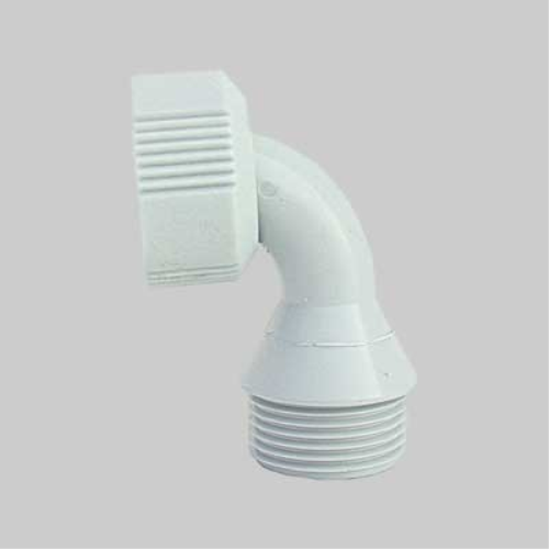 Raccordo curvo per tubo carico lavatrice 3/4" x 3/4"