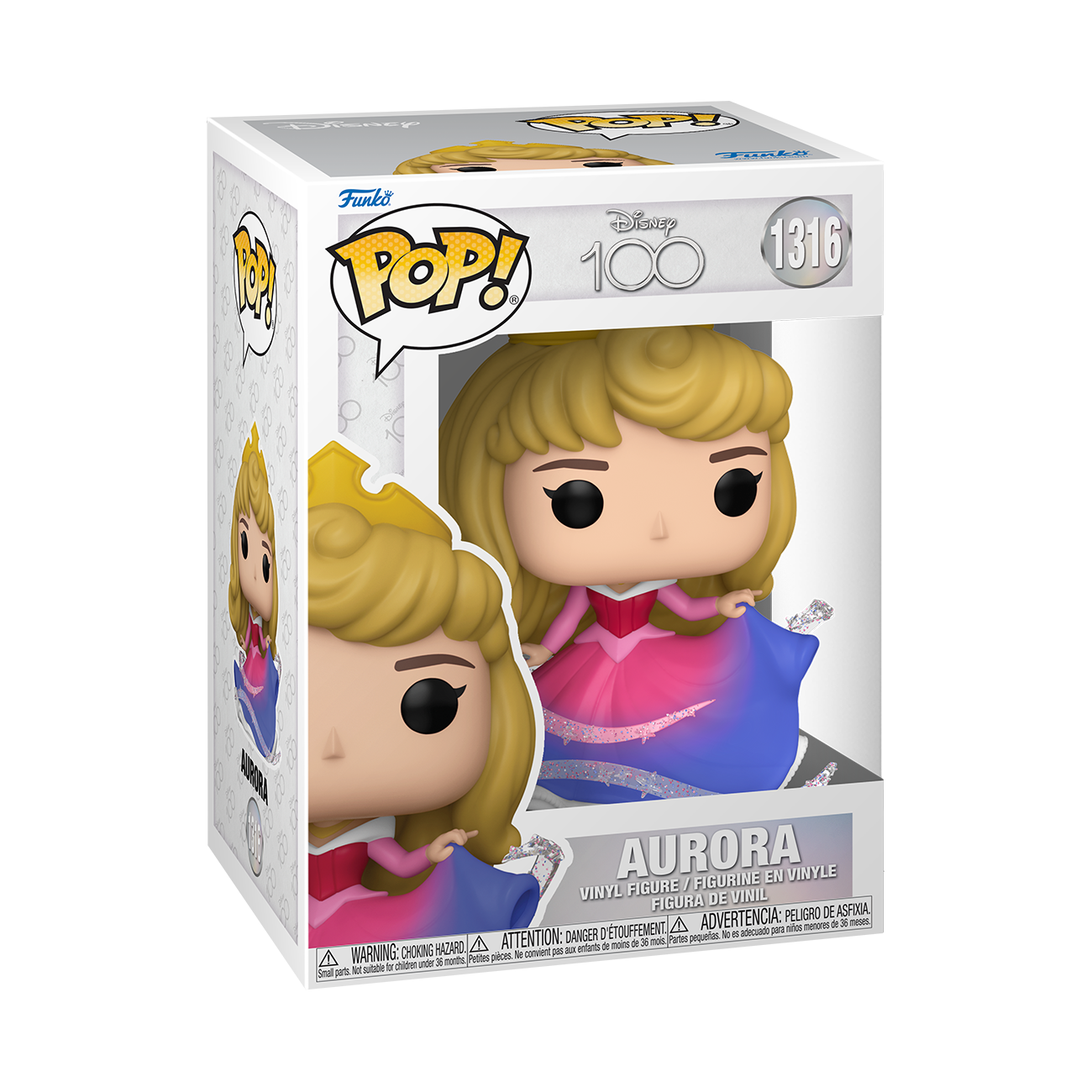 7029080 Merchandising Disney: Funko Pop! - 100Th Anniversary - Aurora (Vinyl Fig
