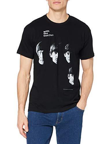 The Beatles Men's With The Beatles Short Sleeve T-Shirt L Black