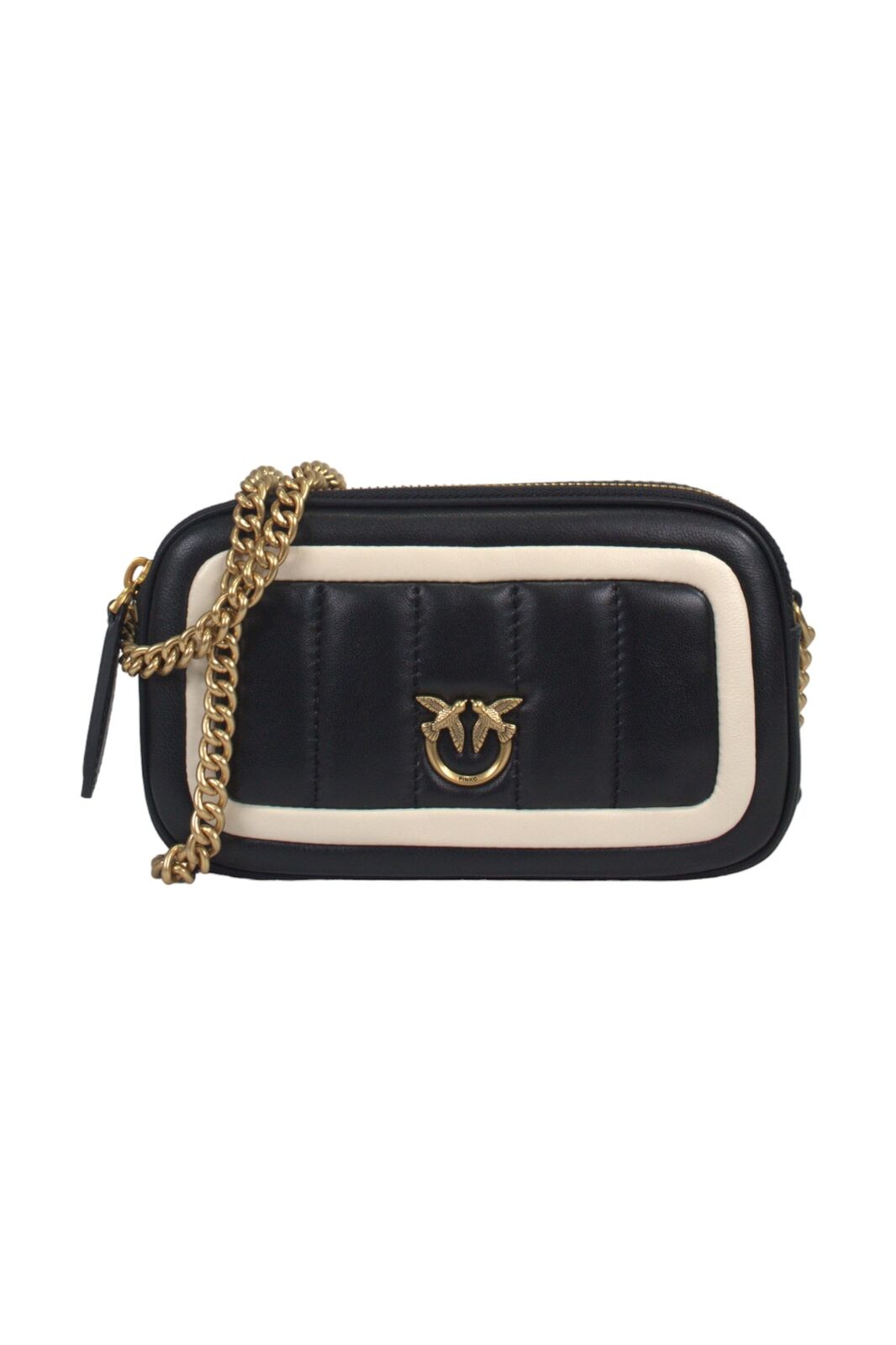 Pinko - Zz2q Camera Case Nero/bianco/oro Antico 102810A