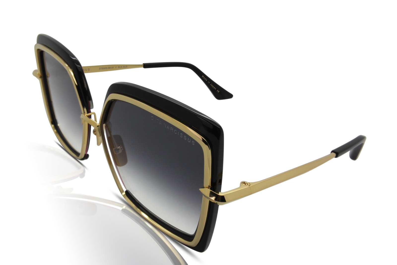 Dita Narcisi Sole Donna DTS503-01 Nero/Oro Giallo/Grigio - Originale