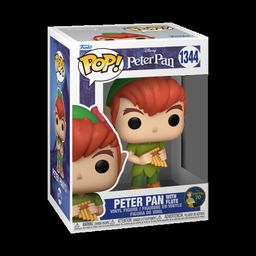 7040741 Merchandising Disney: Funko Pop! - Peter Pan 70th - Peter With Flute (Vi