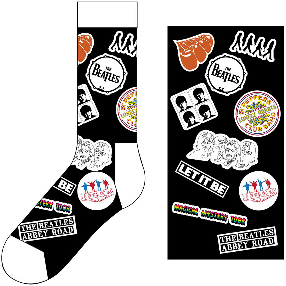 Abbigliamento Beatles (The): Ankle Socks: Icons (Uk Size 7 - 11)