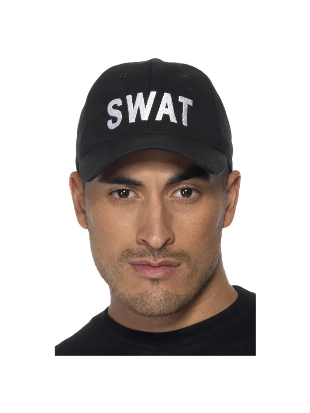 Nero Swat Cappello Baseball Adulti Americana Swat Squadra Fbi Police Costume