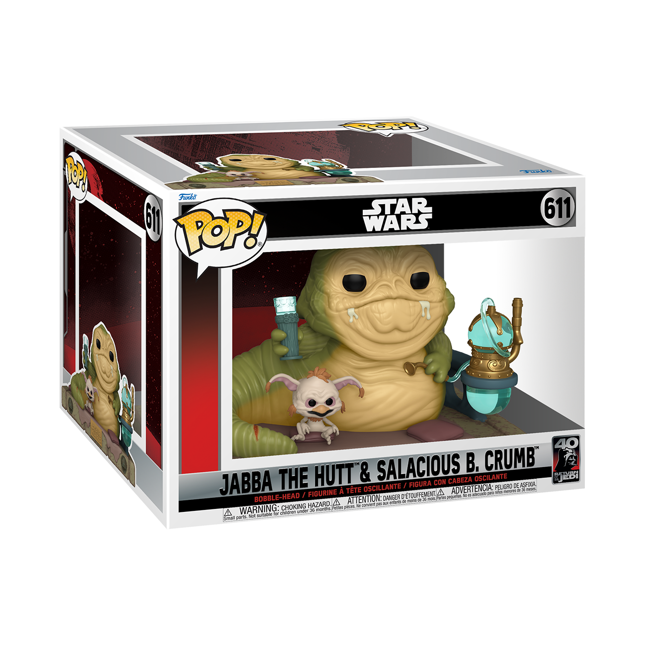 7024787 Merchandising Star Wars: Funko Pop! - The Return Of The Jedi 40Th - Jabb
