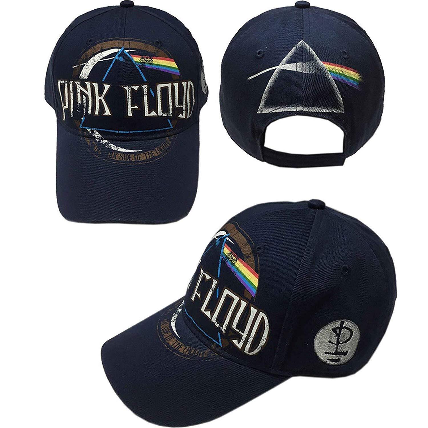 Abbigliamento Pink Floyd: Baseball Dark Side Of The Moon Album Distressed (Navy